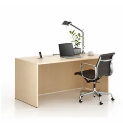 Büroschreibtisch FRAME, 1600 x 800 mm, Birke