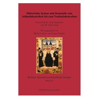 Umbreit Historische Syntax und Semantik vom Althochdeutschen bis zum Neuhochdeutschen (Deutsch, Softcover) (69163937)