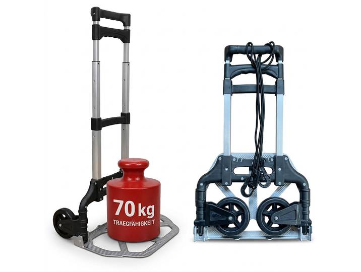 Sackkarre klappbar bis 70 kg Silber