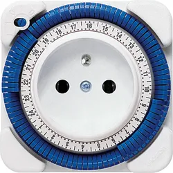 Stecker-Schaltuhr Theben Timer 26, analog, weiß