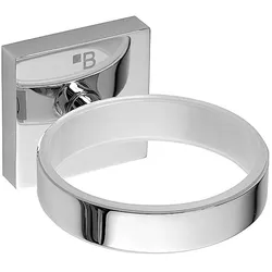 Brillantbad META Fönhalter Messing Chrom poliert 80x55x100 mm für Bad & WC >> zum Bohren oder Kleben*