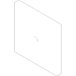 Dornbracht Rosette MEM 092778037-06 platin matt