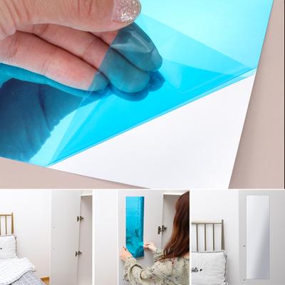 Fusion Finds Self Adhesive Mirror Tiles PET Wall Mirror Stickers For Bathroom, Bedroom & Home Decor Self Adhesive Mirror Tiles PET Wall Mirror Stickers For Bathroom, Bedroom & Home Decor