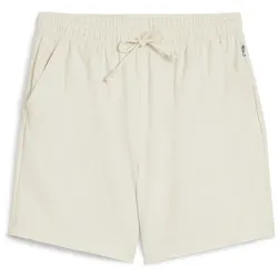 PUMA MMQ Shorts Herren 87 - alpine snow XL