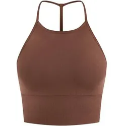 SMILODOX Tank Top Maria, Größe XS in Braun Braun