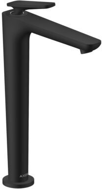 Hansgrohe Axor Citterio C CoolStart Waschtischarmatur 49050670 ohne Struktur, mattschwarz, Ausladung 158mm, Ablauf unverschließbar