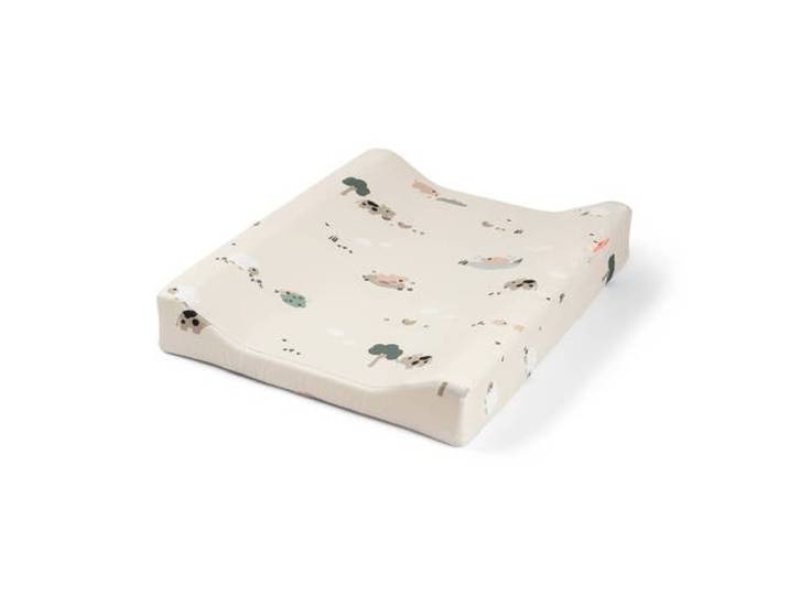 Done by Deer Verschoonkussen easy wipe Tiny Farm - Zand