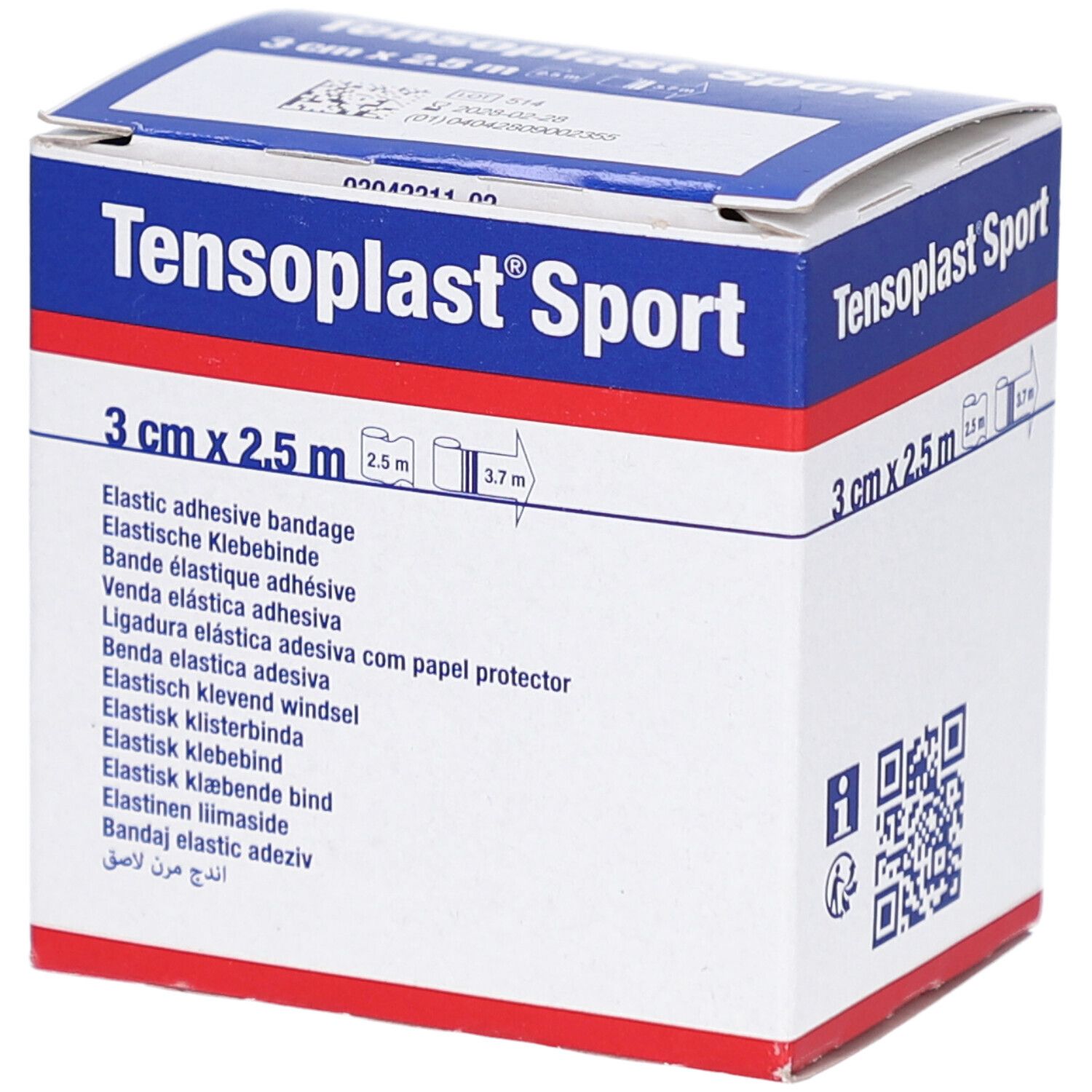 Tensoplast Sport 3cm x 2.5m Nr 4005553 1 St Bandage(s)