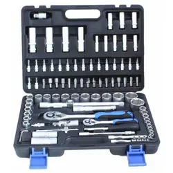 SATA, Steckschlüssel + Stecknuss, SATRA ZESTAW KLUCZY 1/2”+1/4” 94el.
