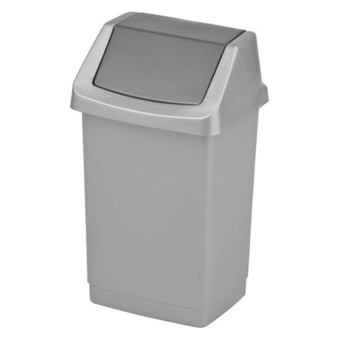 Curver Trash Bin Click-It 9l Silver (9 l) (174988)