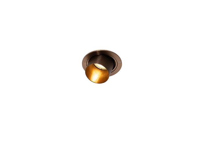 Spot encastrable intelligent bronze foncé rond inclinable avec