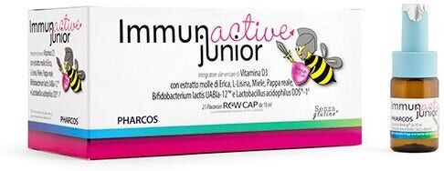 Pharcos Immunactive Junior Integratore 21 Flaconcini