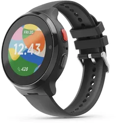 Smartwatch Rund IP67 48 h  178671 Kinderuhr mit GPS (Schwarz) 
