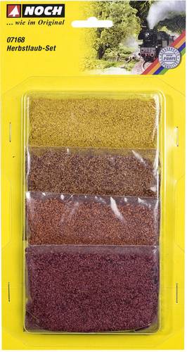 NOCH 07168 Belaubungsmaterial Herbstlaub Gelb, Rot, Braun, Orange