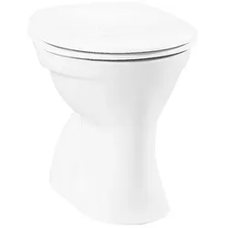 VitrA Normus Stand-Flachspül-WC 6860L003-1030 weiß, Abgang innen senkrecht, Tiefe 475 mm