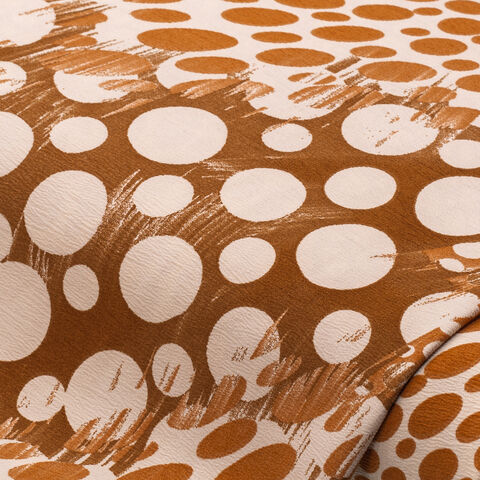 Blusenstoff "Animal-Print", braun-color