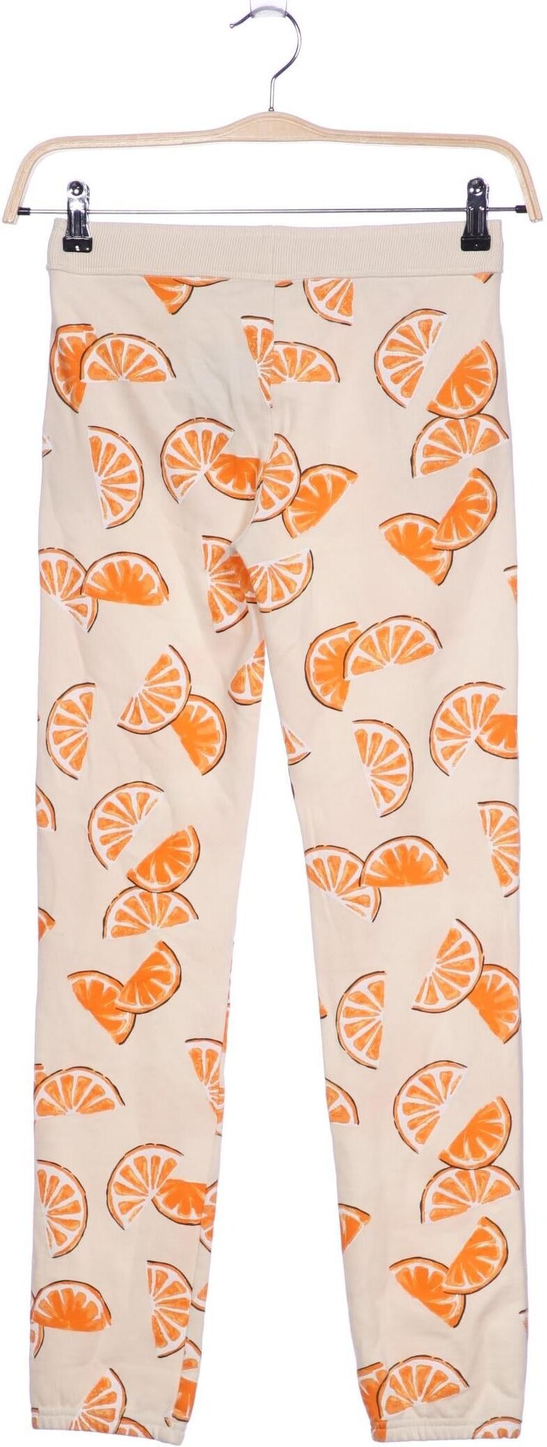 Juvia Damen Stoffhose, Cremeweiß, Gr. W26, Baumwolle / Synthetik - Second Hand