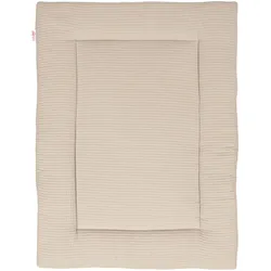 babybay® Krabbeldecke Waffelpiqué 75x100 cm, braun