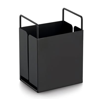 Menage ZELLER PRESENT "Utensilienhalter", schwarz, B:10,5cm H:19cm, Menage-Sets, Menage, Metall, schwarz, ca. 14x10,5x19 cm