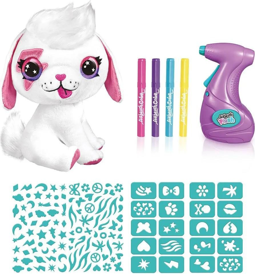 Canal Toys Airbrush Pluche Hond Interactief Speelgoed voor kinderen vanaf 3 jaar