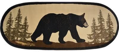 Mayberry Rug "American Destination Bearwalk Multi Accent Rug 2'2""x5'3"" Oval"