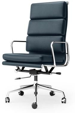 furgle Executive Chair Upholstered Genuine Leather Ergonomic Adjustable Office Chair