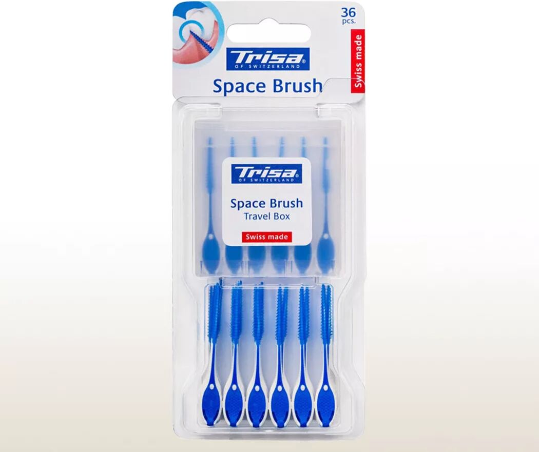 Trisa - Space Brush Interdentalbürsten, Space Brush mit Travel Box, 36STK