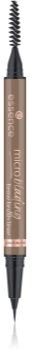 Essence Microblading lápis de sobrancelhas com pincel tom 03 Neutral Brown 0.6 ml. Microblading
