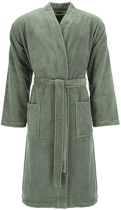 VOSSEN Herren Bademantel COSMO Detox Green   dunkelgrün   XL XL