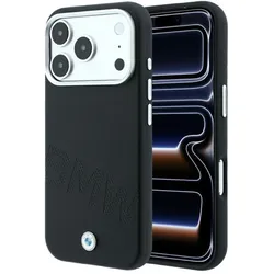 BMW Etui Sign Inclined Deboss Letters MagSafe do iPhone 18 Pro / 17 Pro czarny (Apple iPhone 17 Pro, Apple iPhone 18 Pro), Smartphone Hülle, Schwarz