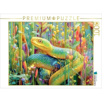 CALVENDO Puzzle Tierische Kreaturen des Dschungels | 1000 Teile Lege-Größe 64x48cm Foto-Puzzle für glückliche Stunden