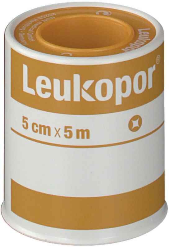 Essity Cerotto Leukopor 5 cm×5 m rocchetto