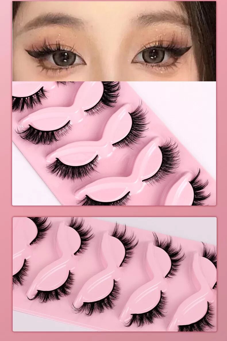 INF Natürliche künstliche Wimpern 10-Paar BY09