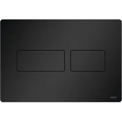 TECE TECEsolid WC-Betätigungsplatte 9240416 schwarz matt, 220x150x6mm, für Zweimengentechnik