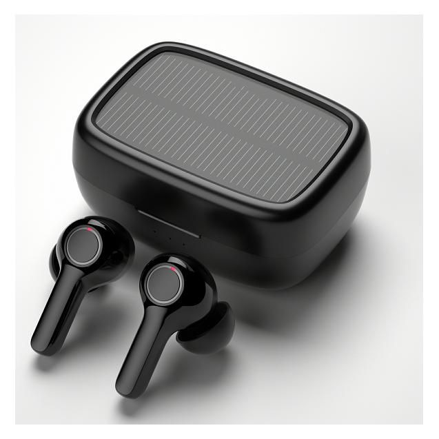 Choetech TWS Bluetooth Kopfhörer SOLAR -Schwarz (6 h, Kabellos) (BH-T09)