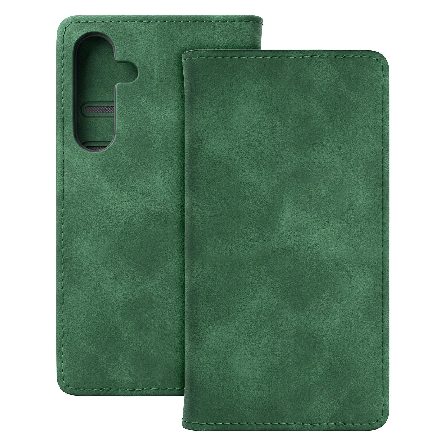 OEM Smart Suede-Hülle für das Samsung Galaxy S24, grün (Samsung Galaxy S24) (71739234)