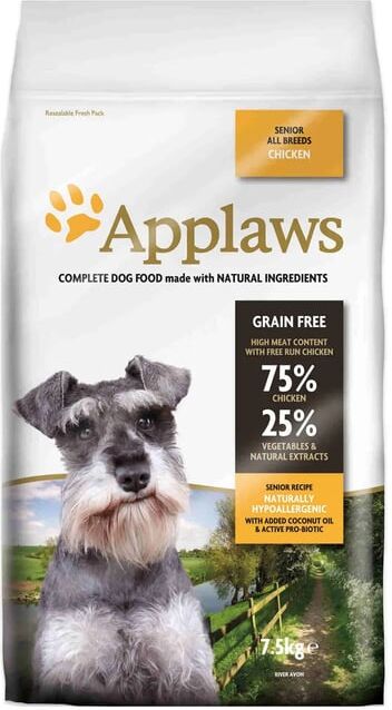 Applaws Dog Dry Senior Frango 7.5 Kg
