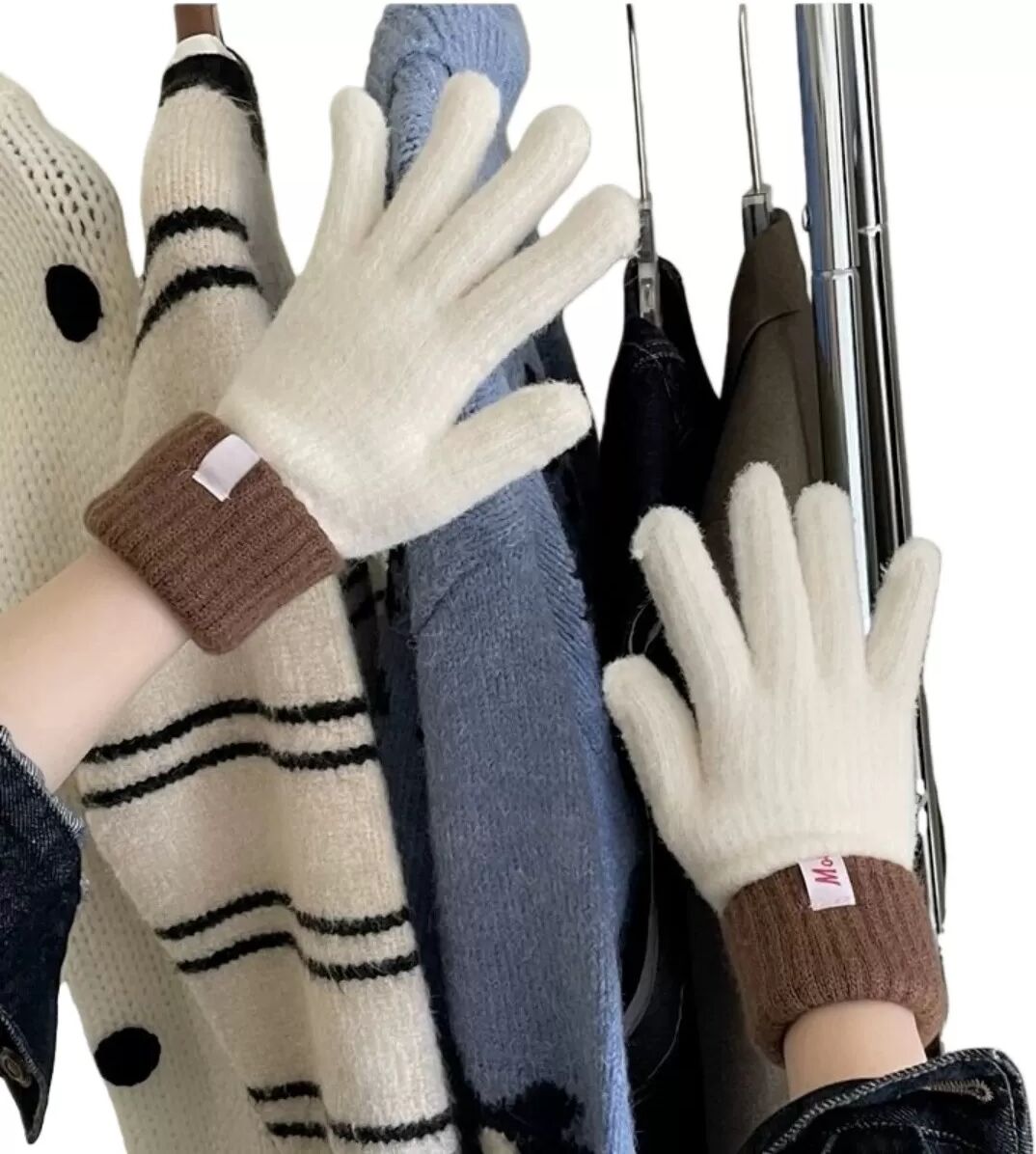 INF Neue Winter Strick Touchscreen Handschuhe - Warm & Stilvoll