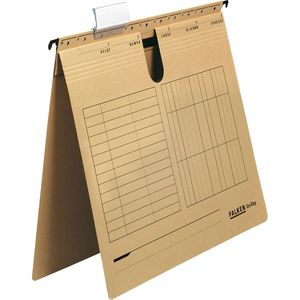 Falken Hängehefter 80004351, UniReg, A4, Amtsheftung, braun, Karton, 25 Stück