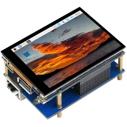 WaveShare 2,8 optical bonding Touchscreen-Erweiterungsplatine + Schnittstellenerweiterer für CM4, Entwicklungsboard Zubehör, Schwarz