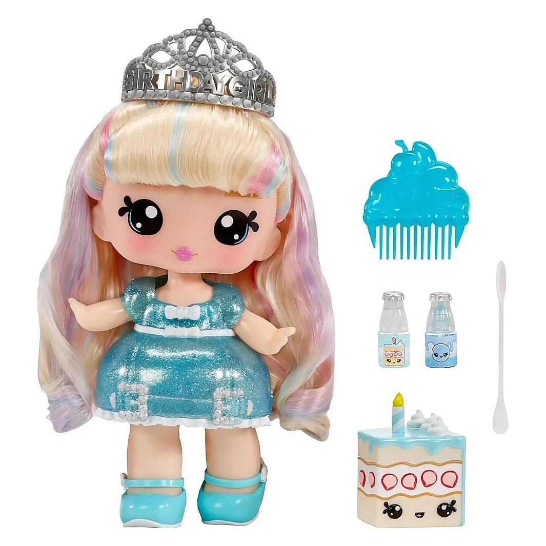 MGA Yummiland Large Doll + Lipgloss Pet- Callie Birthday Cake (120742EUC)