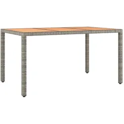 vidaXL, Gartentisch + Balkontisch, Fadoro (6x Stuhl + Tisch) (150 x 90 x 75 cm)