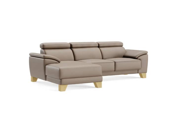 Ecksofa Lynn 2.0, Johann Jakob, kat. d, life line hasel, Leder