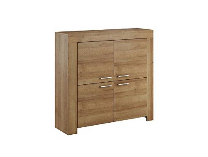 Furniture24 Highboard Sky Kommode mit Türen (Riviera Eiche)