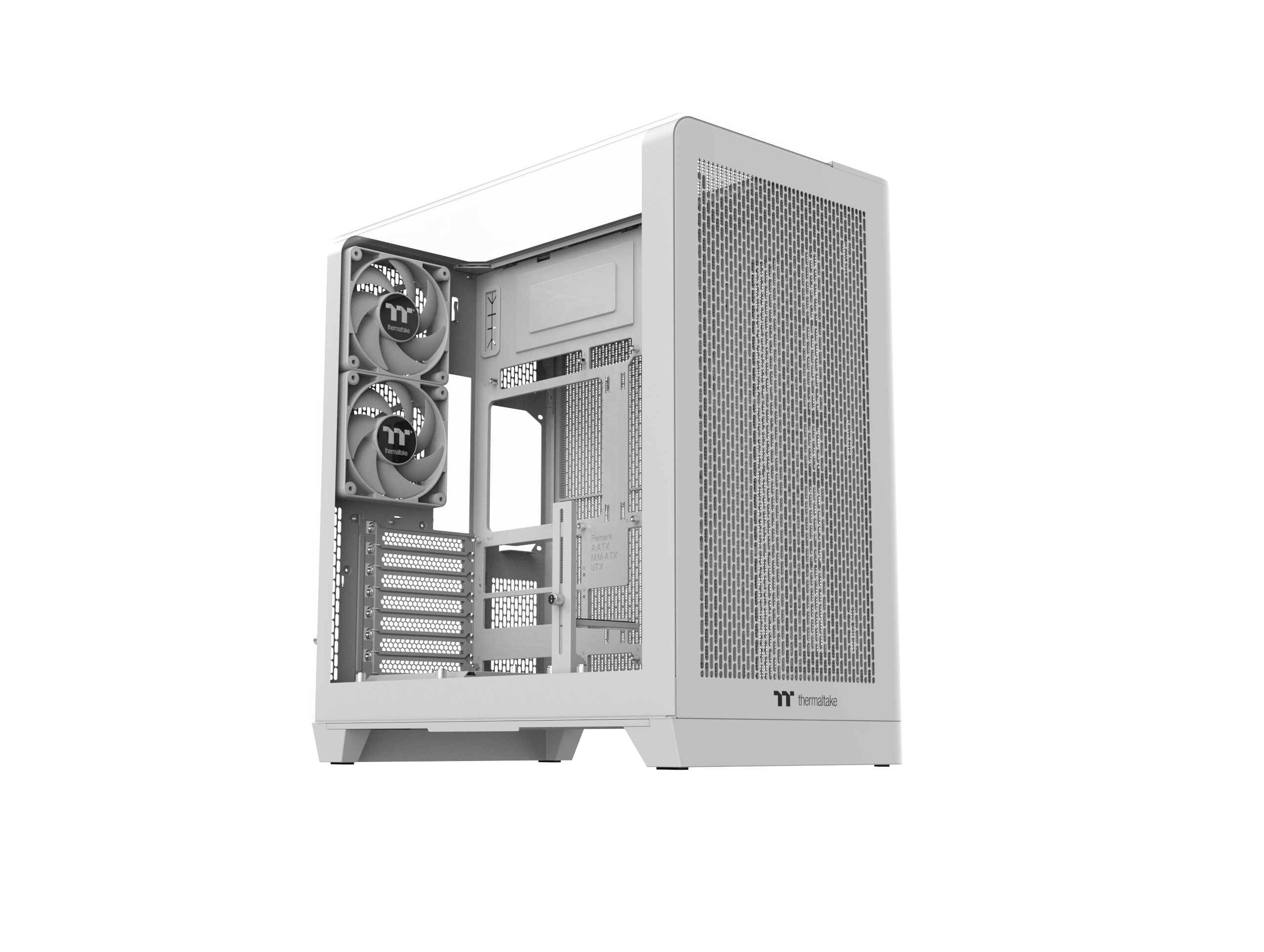 Thermaltake View 390 Gaming PC Gehäuse Midi-Tower snow white Seitenfenster