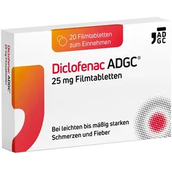 DICLOFENAC ADGC 25 mg Filmtabletten 20 St