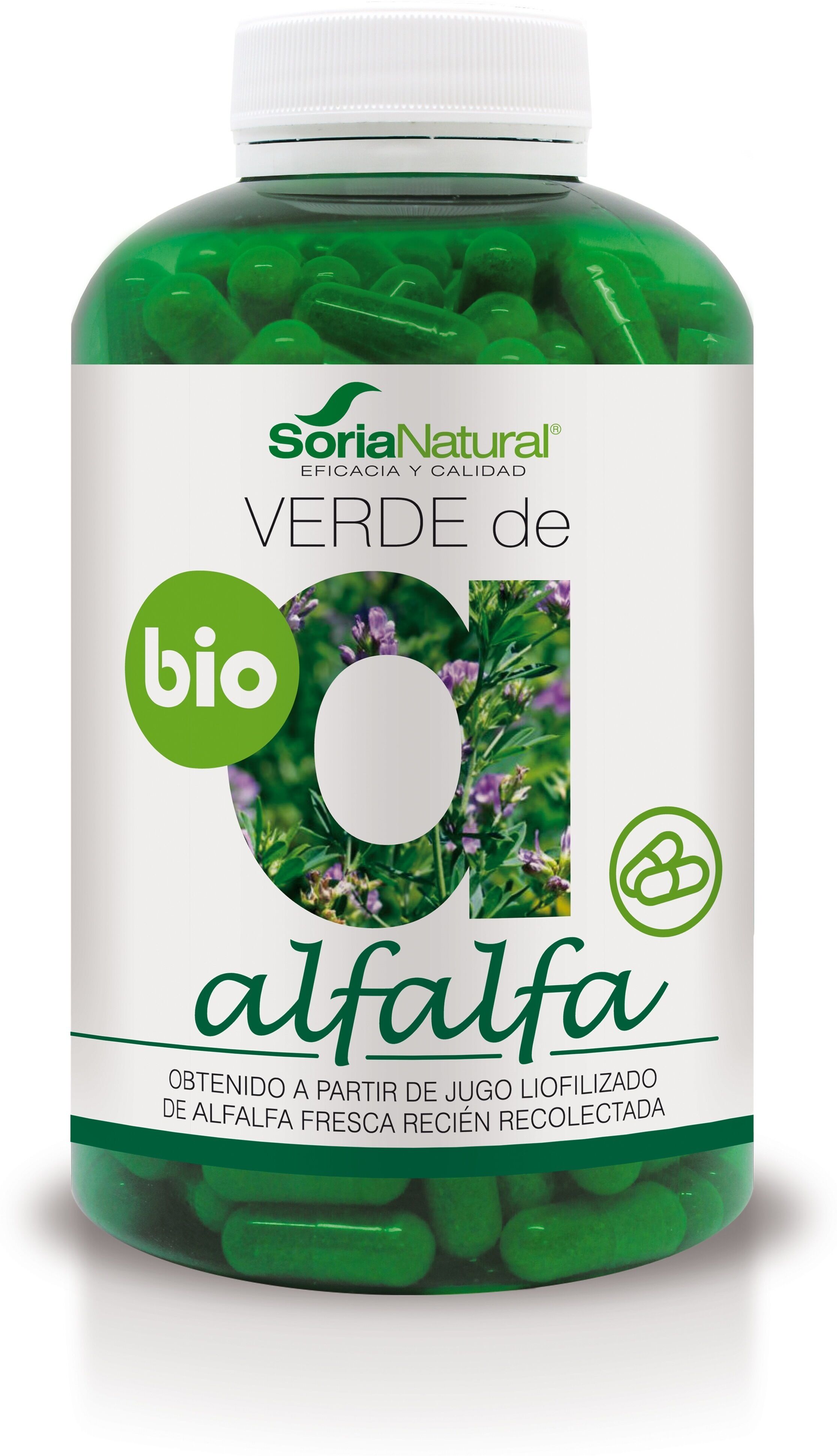 Soria Natural Alfalfa Green 80 Capsules 240