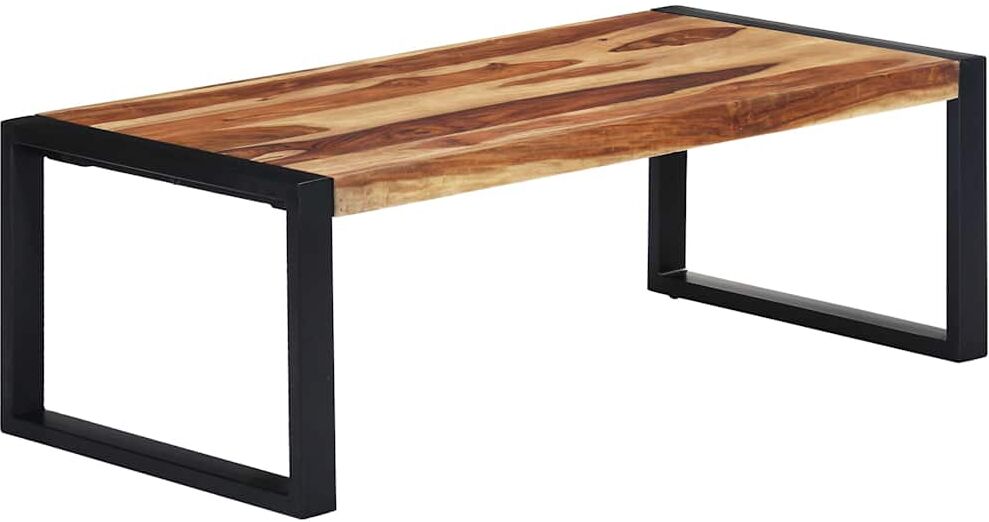vidaXL Table basse 110x60x40 cm Bois massif