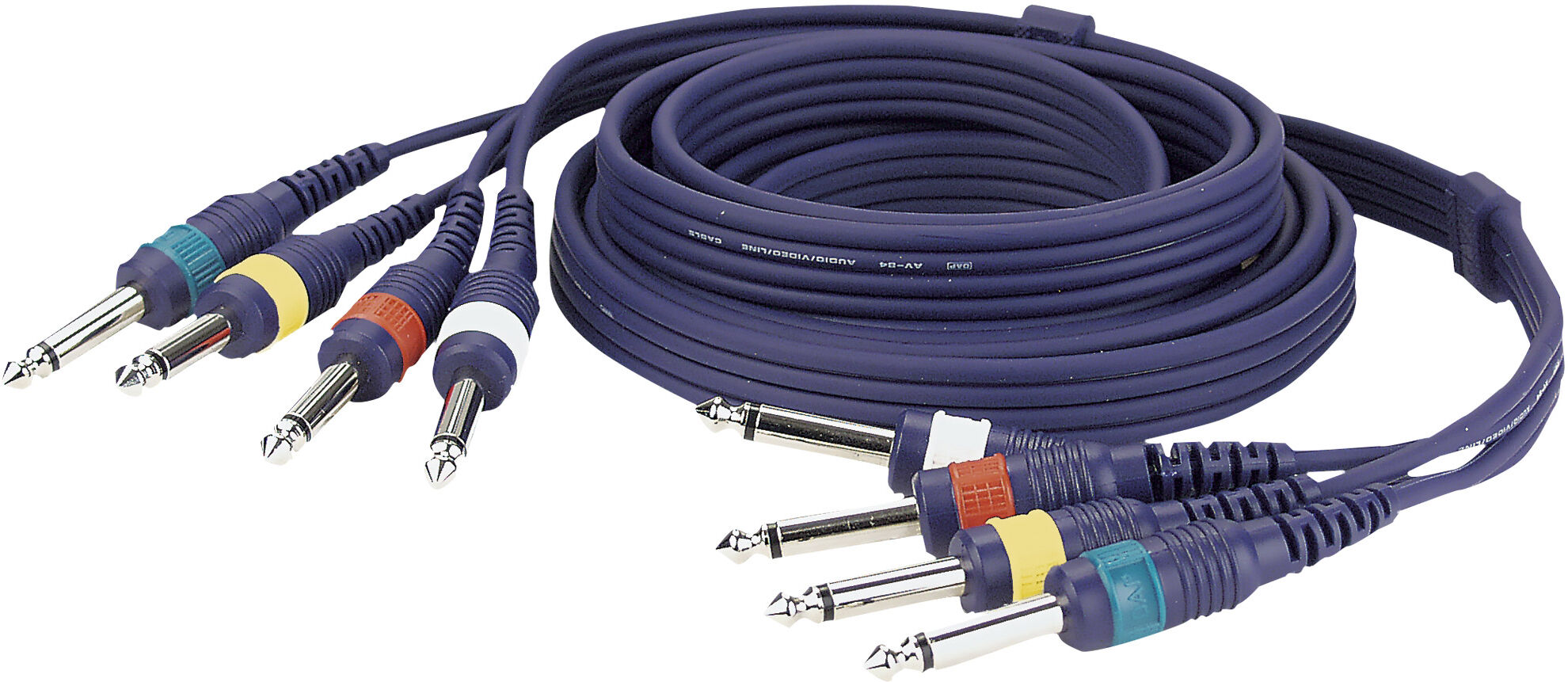 DAP Audio Fl20 – 4 Mono-Klinke Auf 4 Mono-Klinke, 1,5 M