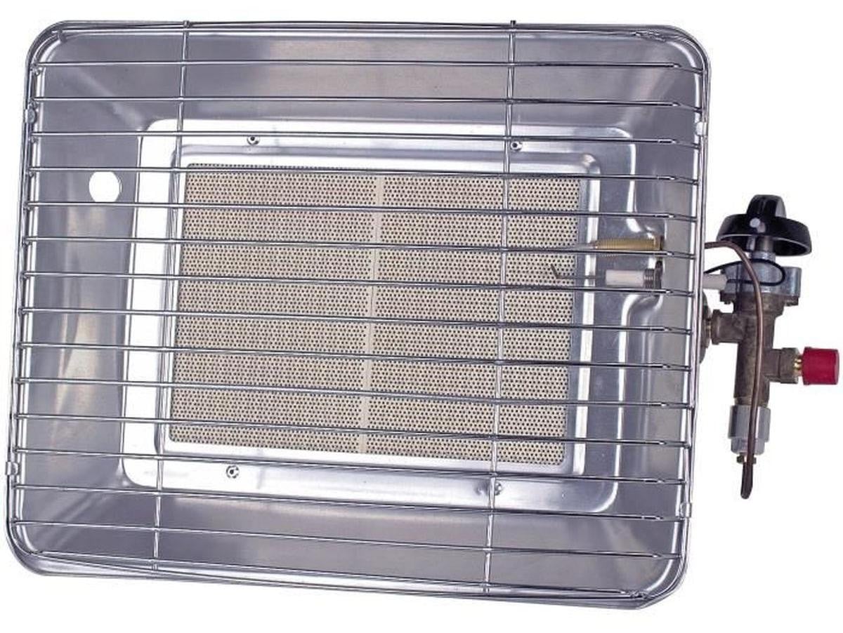 Rothenberger Infrarood Bouwverwarmer - 4200 W - Met drukregelaar en slang - Grijs